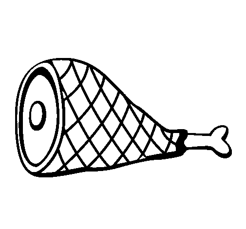 Desenho de Pé de porco para Colorir