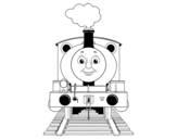 Desenho de Percy a locomotiva para colorear