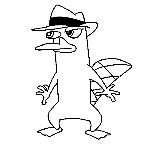 Desenho de Perry para Colorir