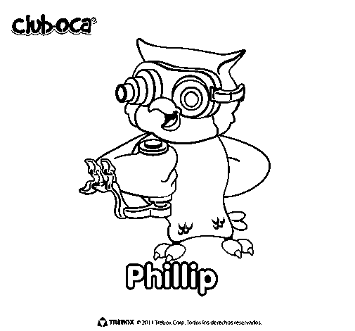 Desenho de Philip para Colorir
