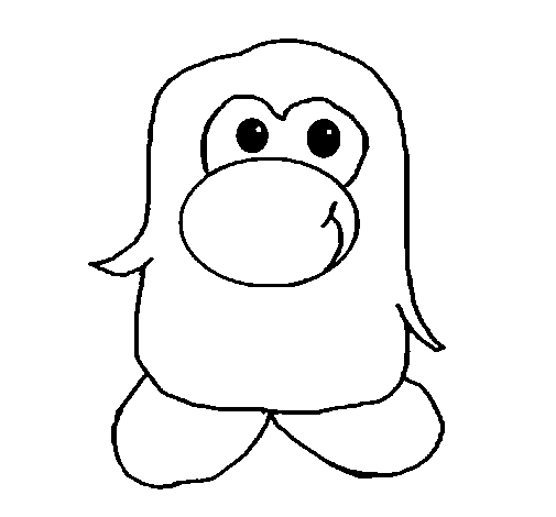 Desenho de Pinguim 2 para Colorir