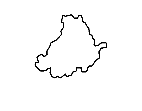 Desenho de Província Ávila para Colorir