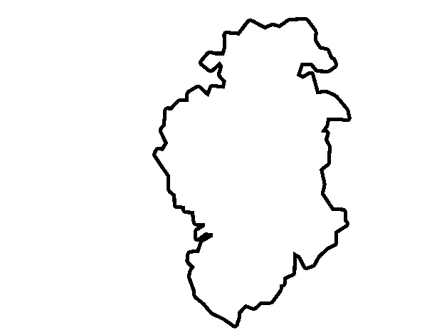Desenho de Província Burgos para Colorir
