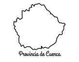Desenho de Província Cuenca para colorear