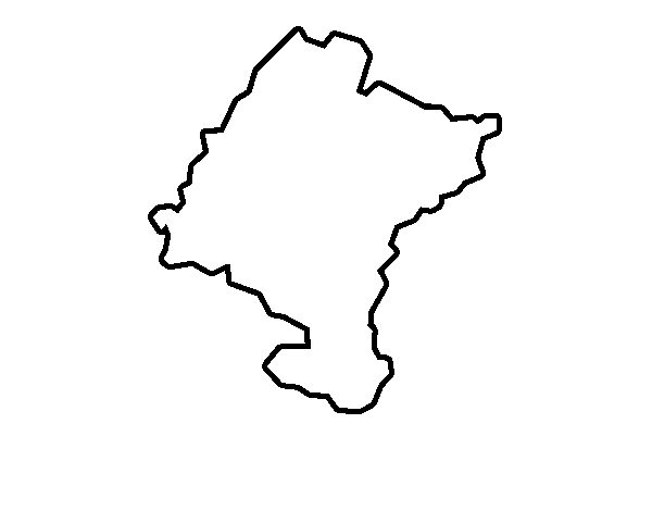 Desenho de Provincia de Navarra para Colorir