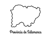 Desenho de Província de Salamanca para colorear
