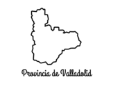 Desenho de Província de Valladolid para colorear