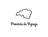 Desenho de Província de Vizcaya para colorear