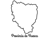 Desenho de Província Huesca para colorear