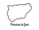 Desenho de Província Jaén para colorear