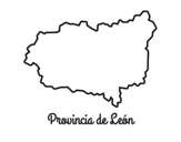 Desenho de Província  León para colorear