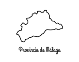 Desenho de Província Málaga para colorear