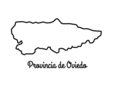 Desenho de Província Oviedo para colorear