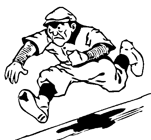 Desenho de Quadrangular de basebol para Colorir