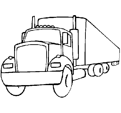 Desenhos de Pintar Imprimir e Colorir, Desenhos de Caminhões em 2023