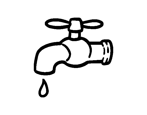 Desenho de Salvar a água para Colorir