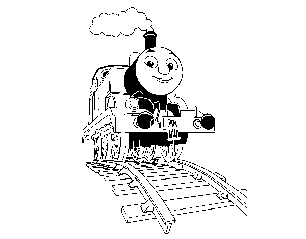 Desenho de Thomas em marcha para Colorir