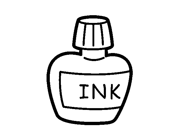 Desenho de Tinta nanquim para Colorir - Colorir.com
