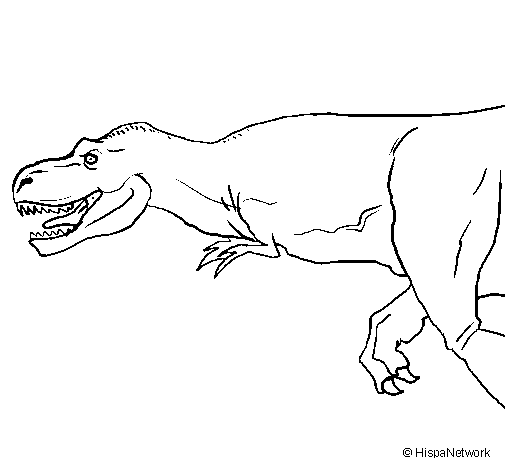 Desenhos para colorir de Tiranossauro T. Rex - Desenhos para