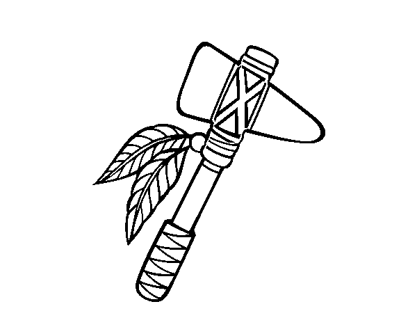 Desenho de Tomahawk para Colorir
