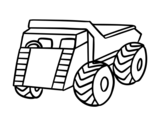 Desenho de Um caminhão de carga para colorear