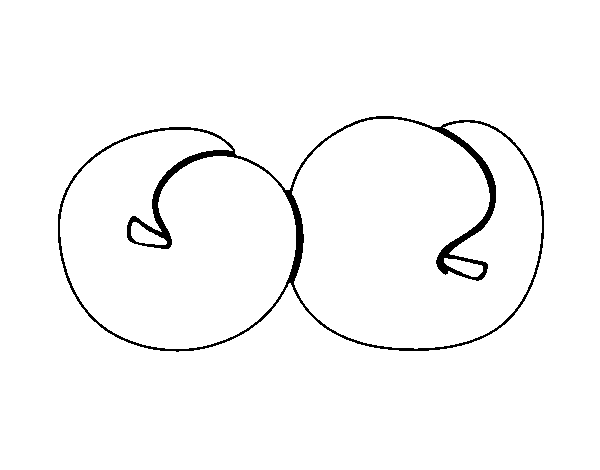 Desenho de Um par de pêssegos para Colorir