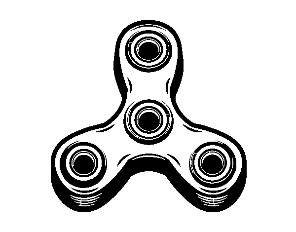 Desenho de Um spinner para Colorir