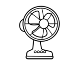 Desenho de Um ventilador para colorear
