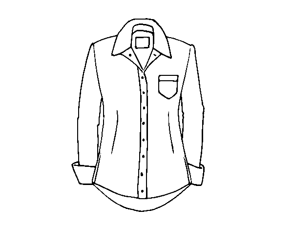 Desenho de Uma camisa para Colorir