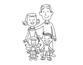 Dibujo de Uma família
