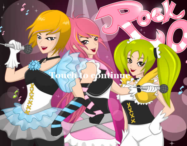 Jogar a Meninas da rock da categoria Jogos de música